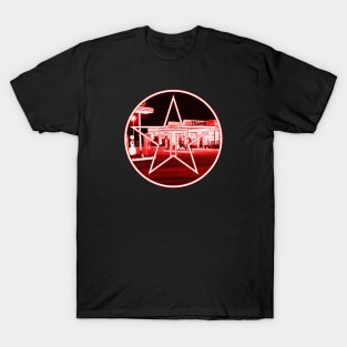 Gas station at night T-Shirt